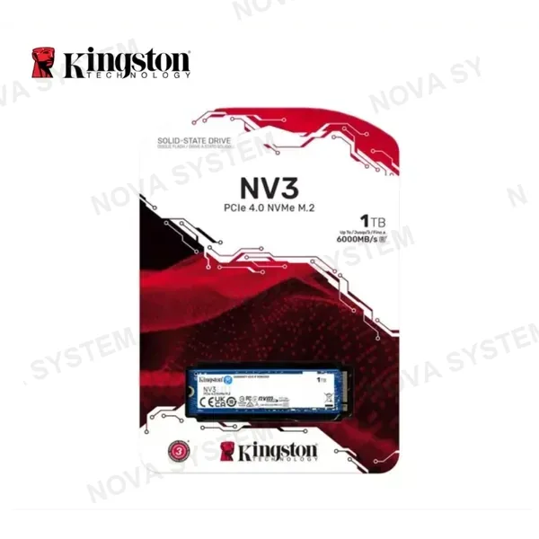 Kingston ALMACENAMIENTO SSD KINGSTON NV3 1TB M.2 NVMe PCIe 4.0 6000MB