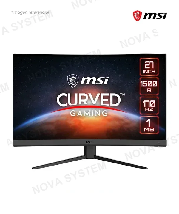 MSI MONITOR MSI 27" G27CQ4 E2 WQHD 170HZ FREESYNC