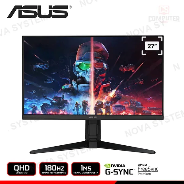 ASUS MONITOR ASUS TUF GAMING 27" VG27AQL3A WQHD 180HZ 1MS (GTG) I