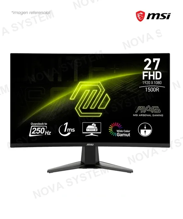 MSI MONITOR 27 MSI MAG 27C6X FHD 250HZ 1MS CURVO