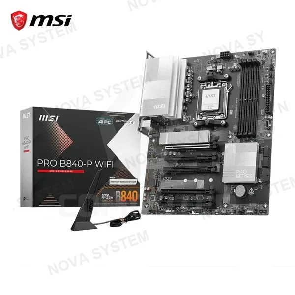 MSI PLACA MADRE MSI PRO B840-P WIFI AMD AM5 DDR5