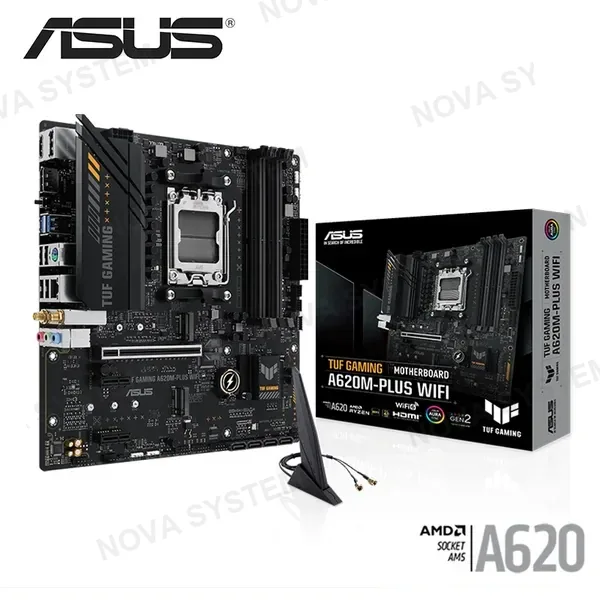 ASUS PLACA MADRE ASUS TUF GAMING A620M-PLUS WIFI DDR5