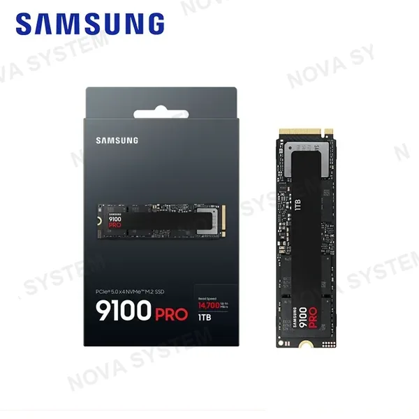 SAMSUNG SOLIDO 1TB SAMSUNG 9100 PRO NVMe 2.0 M.2 2280 Pcie GEN 5.0x4