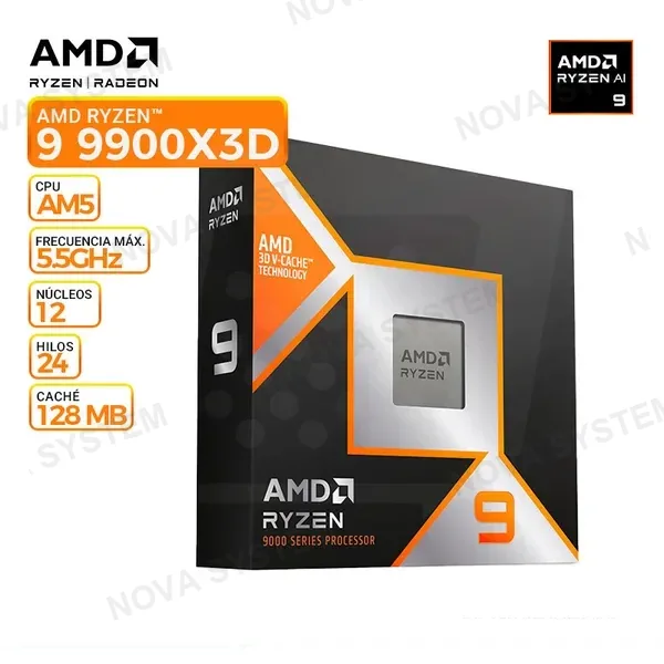 AMD PROCESADOR AMD RYZEN 9 9900X3D AM5