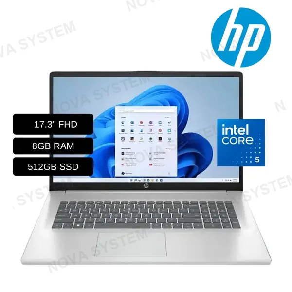 HP HP 17-CN3083ST (B5RH2UAR#ABA) CORE 5 120U / 8GB RAM/ 512GB SSD/ PANTALLA 17,3 FHD/ WINDOWS 11 / AMERICANA