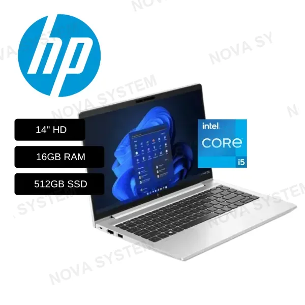 HP LAPTOP HP ELITEBOOK 640 G10 (B16XLLS#ABM) I5-1335U/ 16GB RAM/ 512GB SSD/ PANTALLA 14 FHD/ WINDOWS 11