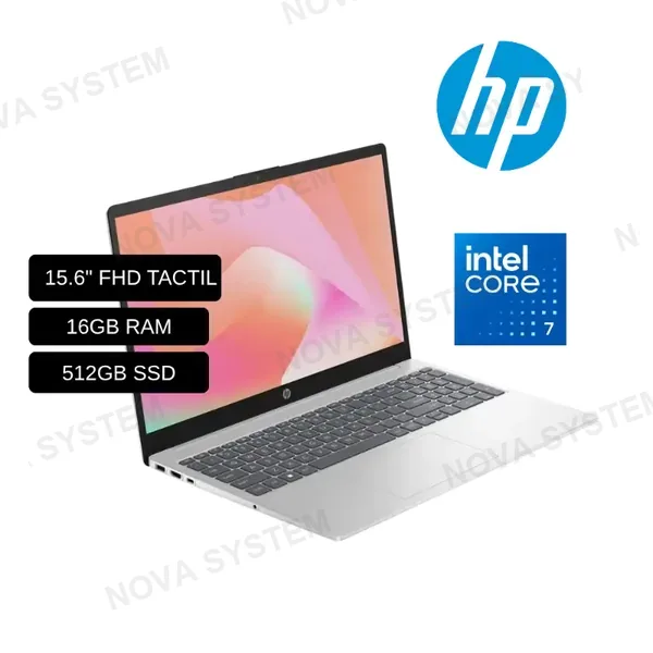 HP LAPTOP HP 15-FD0127DX (B4HN8UA#ABA) INTEL CORE 7 150U/ 16GB RAM/ 512GB SSD/ PANTALLA 15.6 FHD TACTIL/ WINDOWS 11