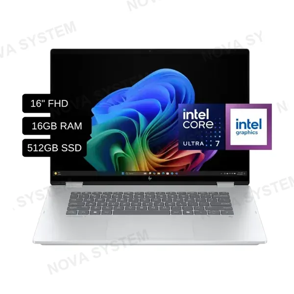 HP LAPTOP HP OMNIBOOK 7 Flip 16-au0070wm (B5PX4UA#ABA) INTEL ULTRA 7 256V / 16GB RAM/ 512GB SSD/ PANTALLA 16 FHD TACTIL / WINDOWS 11