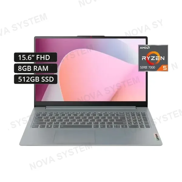 LENOVO LAPTOP LENOVO IDEAPAD SLIM 3 15AMN8 (82XQ00LTLM) AMD RYZEN 5 7520U/ 8GB RAM/ 512GB SSD/ PANTALLA 15,6 FHD/ WINDOWS 11