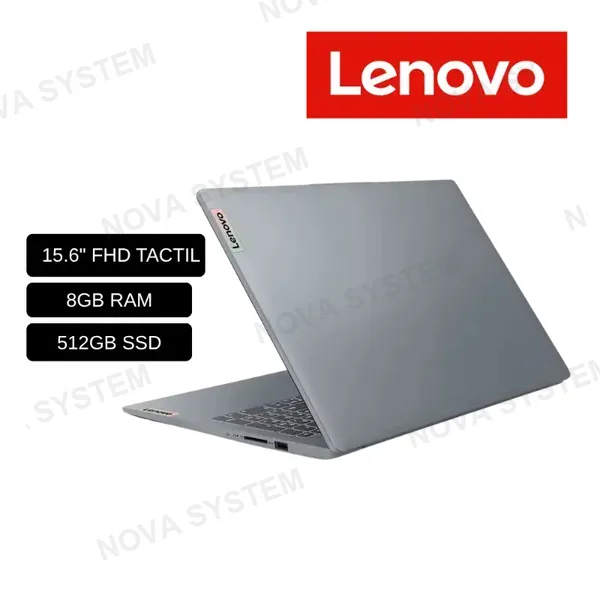 LENOVO LAPTOP LENOVO IDEAPAD SLIM 3 15AMN8 (882XQ00RTUS) AMD RYZEN 5 7520U/ 8GB RAM/ 512GB SSD/ PANTALLA 15,6 FHD TACTIL/ WINDOWS 11 / AMERICANA/ TECLADO ILUMINADO