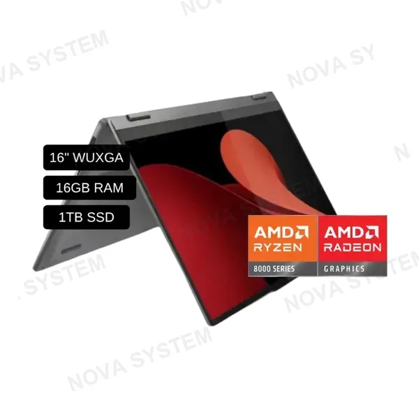 LENOVO LAPTOP LENOVO IDEAPAD 5 2 - IN -1 16AHP9 (83DS0058US) AMD RYZEN 7 8845HS / 16GB RAM/ 1TB SSD/ PANTALLA 16 WUXGA TS/ WINDOWS 11