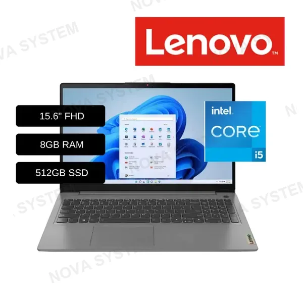 LENOVO LAPTOP LENOVO IDEAPAD 3 15ITL6 (82H80358US) INTEL CORE I5-1135G7/ 8GB RAM/ 512GB SSD/ PANTALLA 15.6 FHD TACTIL/ WINDOWS 11 / AMERICANA