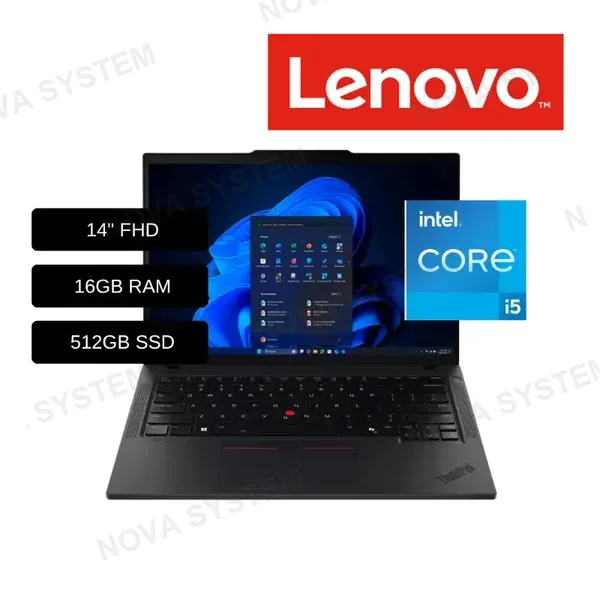 LENOVO LAPTOP LENOVO THINKPAD T14 GEN 4 (21HESAE600) INTEL CORE I5-1345U/ 16GB RAM/ 512GB SSD/ PANTALLA 14 FHD/ WIN 11 PRO