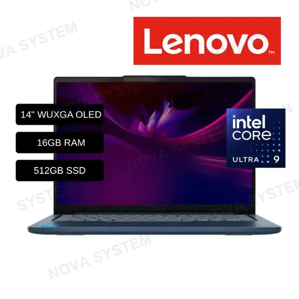 LENOVO LAPTOP LENOVO IDEAPAD SLIM 5 14IMH10 (83V6004GLM) INTEL CORE ULTRA 9 185H / 16GB RAM/ 512GB SSD/ PANTALLA 14 WUXGA OLED/ FREEDOS