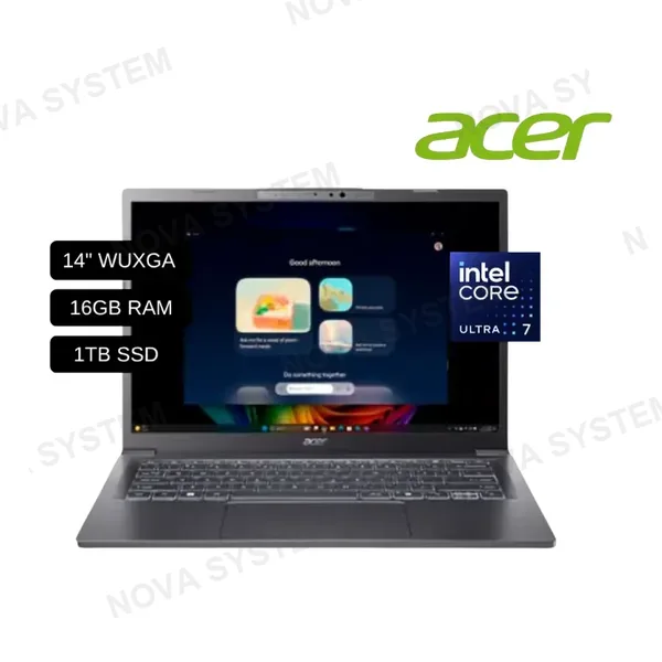 ACER LAPTOP ACER ASPIRE 14 AI A14-52M-72S0 ULTRA 7 256V 16GB RAM/ 1TB SSD/ PANTALLA 14