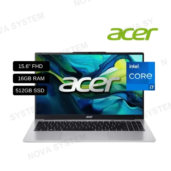 ACER LAPTOP ACER ASPIRE LITE AL15-72P-7055 I7-13620H/ 16GB RAM/ 512GB SSD/ PANTALLA 15,6 FHD/ WINDOWS 11
