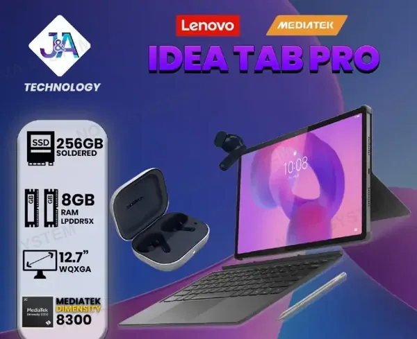 LENOVO Tablet Lenovo Idea Tab Pro, 12.7" 3K (2944x1840) LTPS/Glossy/Touch/Android 14