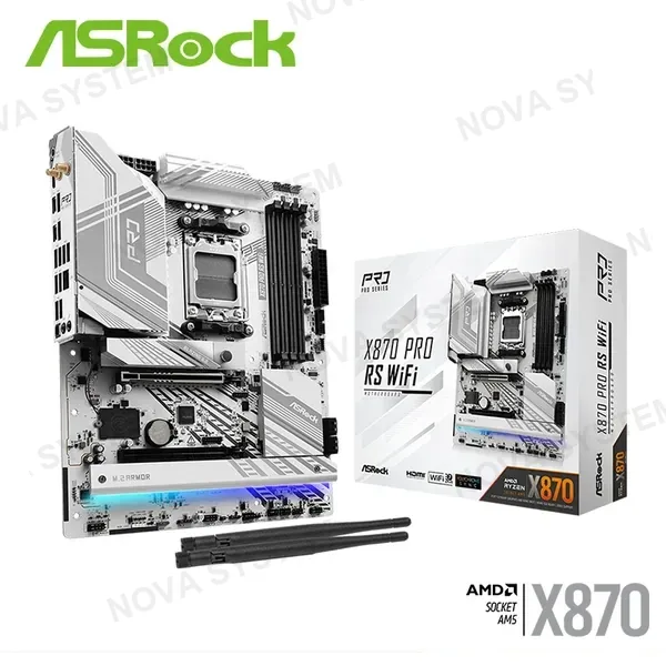 ASROCK MB ASROCK X870 STEEL LEGEND WIFI AM5/DDR5/4 SLOT 256GB/8200(OC)4800-6800 MHz RAM (AMD EXPO™/XMP)/HDMI2.1(4K 120Hz)/2xUSB Type-C®(a D-PORT 8K 30Hz)/3xM.2 (1xPCIe5.0x4/2xPCIe 4.0 x4//2xPCIe (5.0x16/4.0x