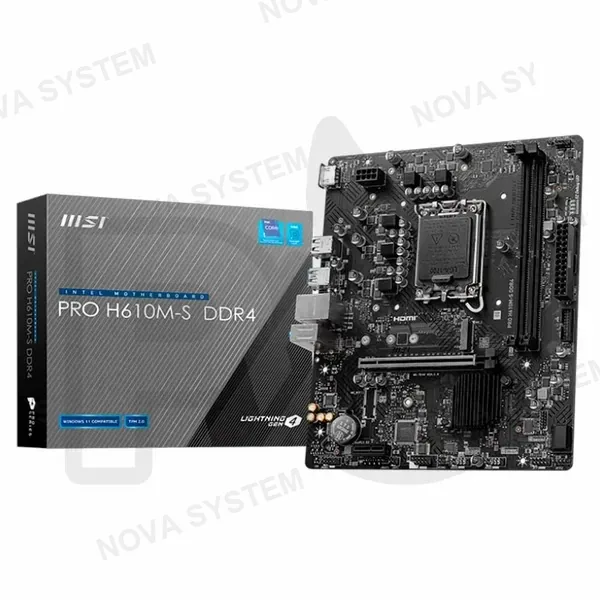 MSI MB MSI PRO H610M-S DDR4 LGA1700/DDR4