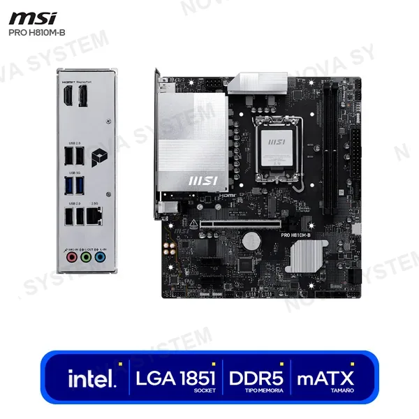 MSI MB MSI PRO H810M-E/LGA1851/2 SLOT
