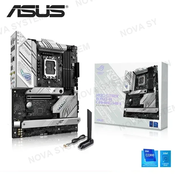 ASUS MB ASUS ROG STRIX B760-I GAMING WIFI 6E LGA1700/DDR5/2 SLOT 96GB/7600(OC)4800-5600 MHz RAM (XMP)/HDMI2.1x1(4K 60Hz)/D-PORT1.4x1(4K 60Hz)/1xPCIe 5.0 x16/SLOTS M.2 x2/1x PCIe 4.0x4/1x PCIe 4.0x4/4x SATA
