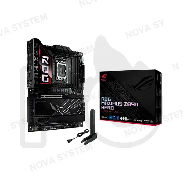 ASUS MB ASUS ROG MAXIMUS Z890 HERO LGA1851/DDR5/4 SLOT 256GB/8800(OC)4800-6800 MHz RAM (XMP)/1xHDMI2.1(4K 60Hz)/2xUSB Type-C® Thunderbolt™ 4(a D-PORT 8K 60Hz)/6xM.2 (4xPCIe5.0x4/2xPCIe 4.0 x4)/3xPCIe (PCIe