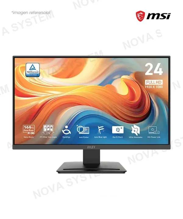 MSI MONITOR MSI PRO MP273L E14 27" PLANO/IPS/FHD 1920x1080/144HZ/ 1MS (MPRT)