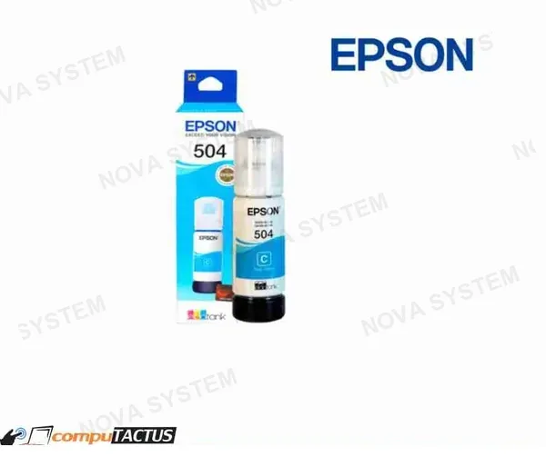 TINTA EPSON T504220-AL 504 CIAN ( C13T03N22A ) L4150 / L4160 / L6171