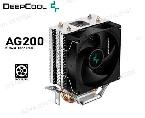 DISIPADOR DEEPCOOL GAMMAXX AG200 SINGLE-TOWER (R-AG200-BKNNMN-G)