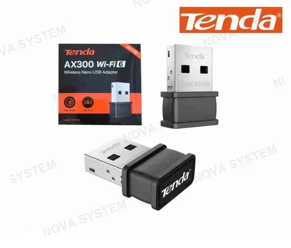 ADAPTADOR NANO USB INALÁMBRICO AX300 WI-FI 6 (MODELOW311MI) TENDA