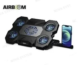 COOLER AIRBOOM SUPREME 5 AB 034 BASE CON COOLER 4FAN 7CM +1FAN 10CM