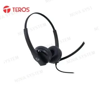 AUDIFONO C/MICROF TEROS TE-8039CS, USB, NEGRO