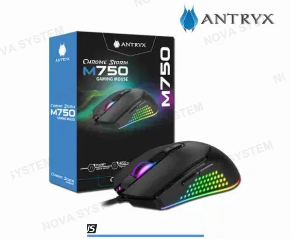 MOUSE GAMING ANTRYX CHROME STORM M750 DPI 4200 (AGM-CS750K)