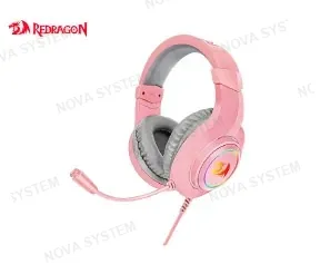 AURICULARES REDRAGON HYLAS H260P-RGB PINK CON MICROFONO, ROSA