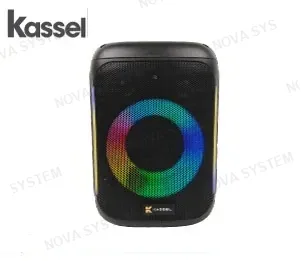 PARLANTE PORTATIL KASSEL K412 USB BT TWS RGB TWS KARAOKE TIPO-C