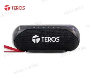 PARLANTE INALÁMBRICO TEROS TE6047N, 20W, BT 5.3, ILUMINACIÓN RGB, COLOR NEGRO