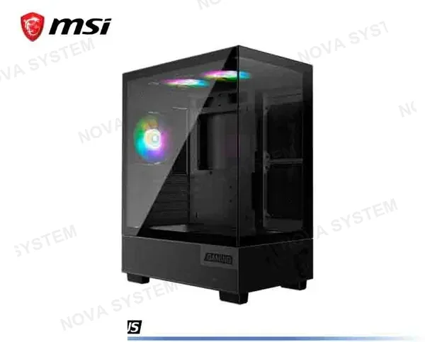 CASE MSI PAG PANO M110A S/F, 3FANS RGB AUTONOMO, VIDRIO TEMPLADO, USB TIPO A, MICRO-ATX, MINI-ITX (PN:306-7G12M02-HH9)