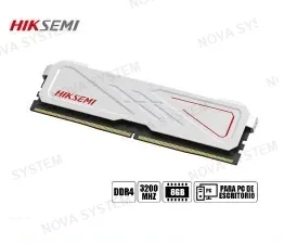 MEMORIA HIKSEMI ARMOR, 8GB DDR4 3200 WHITE BLANCO