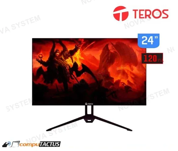 MONITOR FLAT TEROS TE-2415S, 24", 120HZ, 1MS, IPS, HDMI, VGA, SPEAKER 23.8" OFERTA