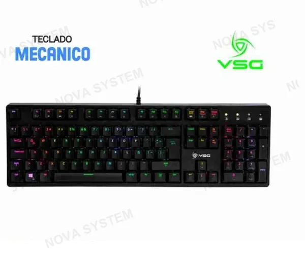 TECLADO GAMING VSG ALNILAM ( VG-KM983-BLK-RED ) BLACK SWITCH RED