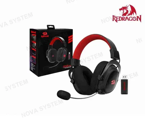 AUDIFONO REDRAGON ZEUS PRO H510-PRO BLACK RGB CON MICROFONO SONIDO ENVOLVENTE 7.1 WIRELESS