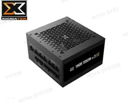 FUENTE DE PODER XIGMATEK THOR T850M V3 BLACK 850W, 80 PLUS BRONZE, PCI GEN 5.1, ATX 3.1 (EN43369)