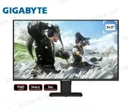 MONITOR GIGABYTE GAMING GS25F14, 25" FHD, 144HZ, 1MS, HDMI 1.4, DP 1.2 (20VM0-GS25F14BM-1SAS)