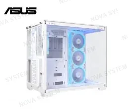 CASE ASUS A32 PLUS, 4 FANS ARGB, V/TEMPLADO, S/F, ATX WHITE (90DC00S3-B18000)