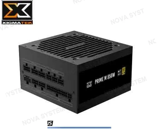 FUENTE DE PODER XIGMATEK PRIME M 850W, BLACK, 80 PLUS GOLD, 230V EU PCI GEN 5.1, ATX 3.1 (EN48937)
