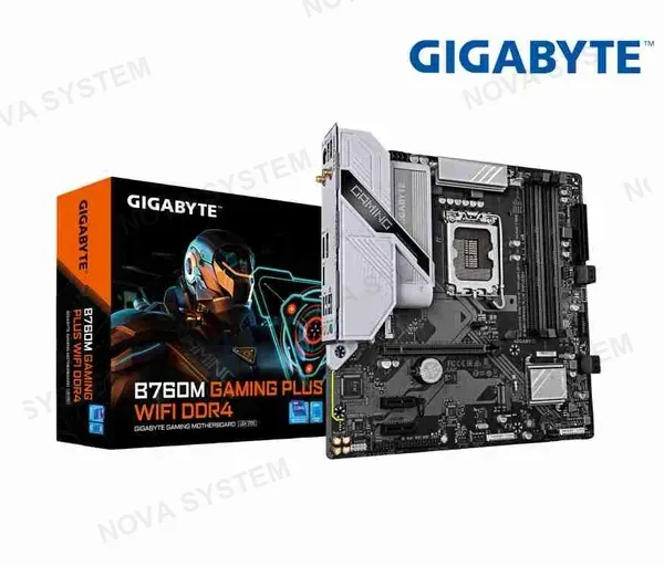 PLACA GIGABYTE B760M GAMING PLUS WIFI DDR4 INTEL LGA 1700, HDMI 2XPCLE 4.0 (9MB76MGP4-00-G11)