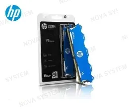 MEMORIA HP V6 SERIES, 16GB, DDR4, 3000 MHZ, BLUE PC4-24000, CL-16, 1.35 (7EH65AA#ABM)