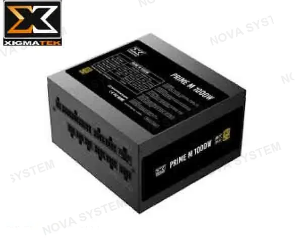 FUENTE DE PODER XIGMATEK PRIME M 1000W, BLACK, 80 PLUS GOLD, 230V EU, PCI GEN 5.1, ATX 3.1 (EN48951)