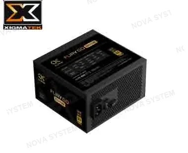 FUENTE DE PODER XIGMATEK FURY GD 850W, 80 PLUS GOLD, PCI GEN 5.1, ATX 3.1, FULL MODULAR, BLACK (EN40733)