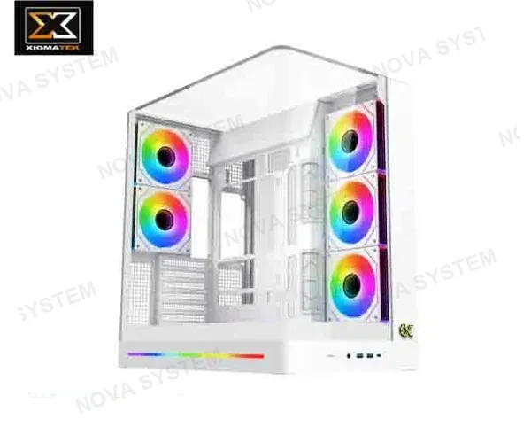 CASE PANO II AIR ARTIC (WH) EATX, 8 FANS H22A ARGB, PANEL FRONTAL E IZQ. VIDRIO TEMPLADO Y SUP. MALLA, 2USB 3.0, 1USB C, CAJA D CTRL REMOTO (EN48524)